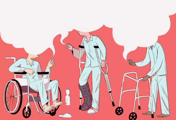 מרוב עשן קשה להביט למציאות בעיניים. איור: עובדיה בנישו