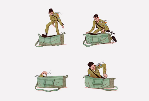 להתעורר, לפני שנמצא את עצמנו עם שברי אנשים בכל מקום. איורים: עובדיה בנישו